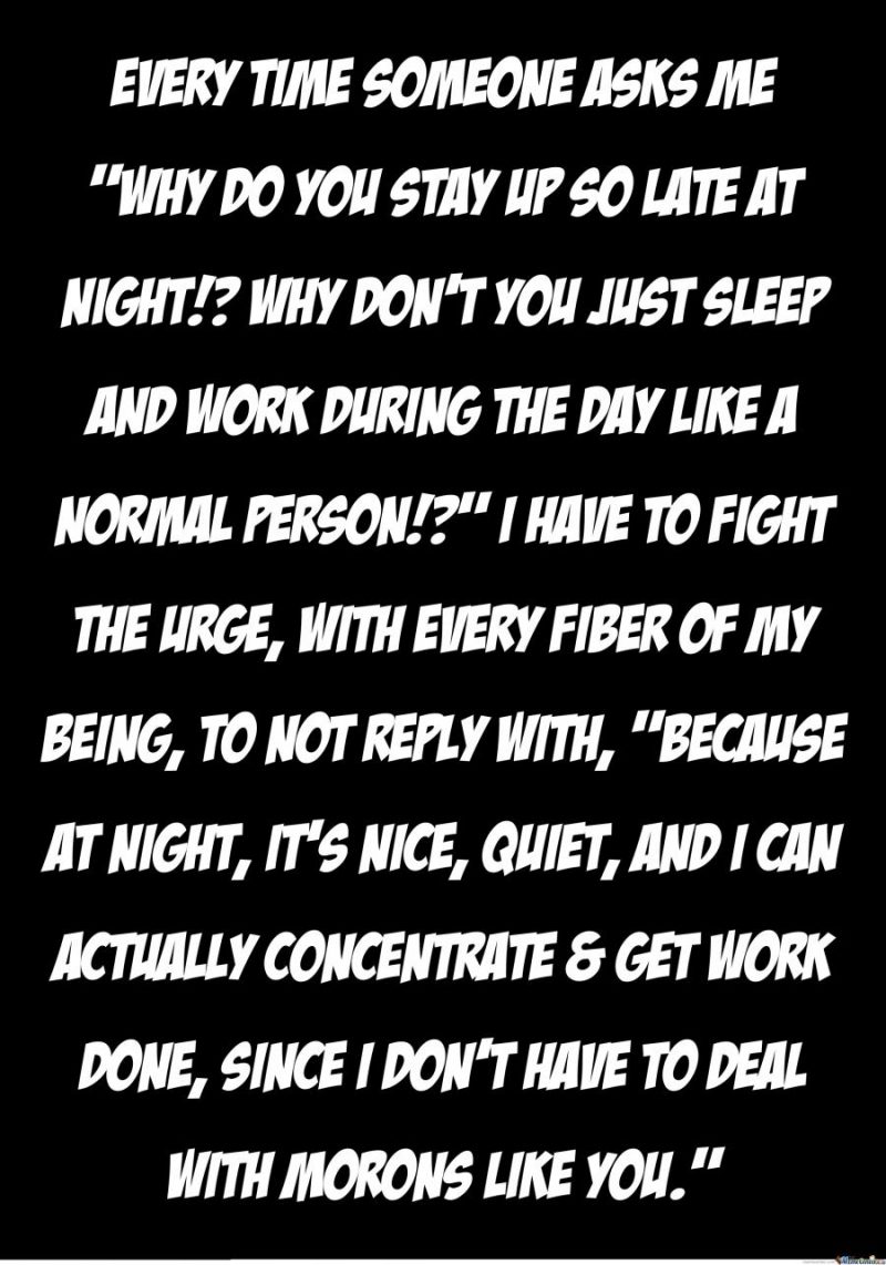 The Night Owl Lifestyle - Burning The Candle At Both Ends