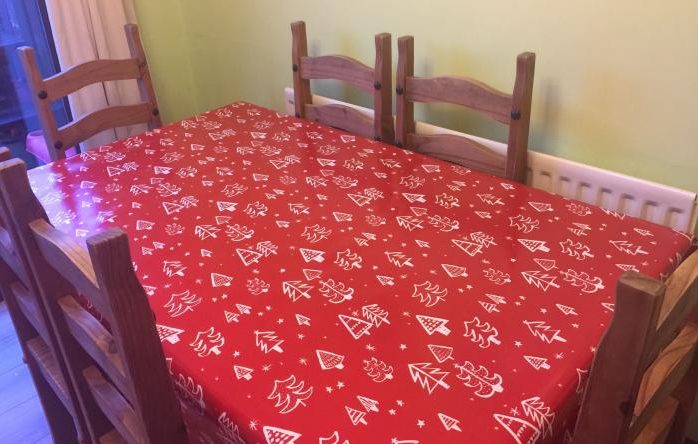 Getting Ready For Christmas With Wipe Easy Tablecloths