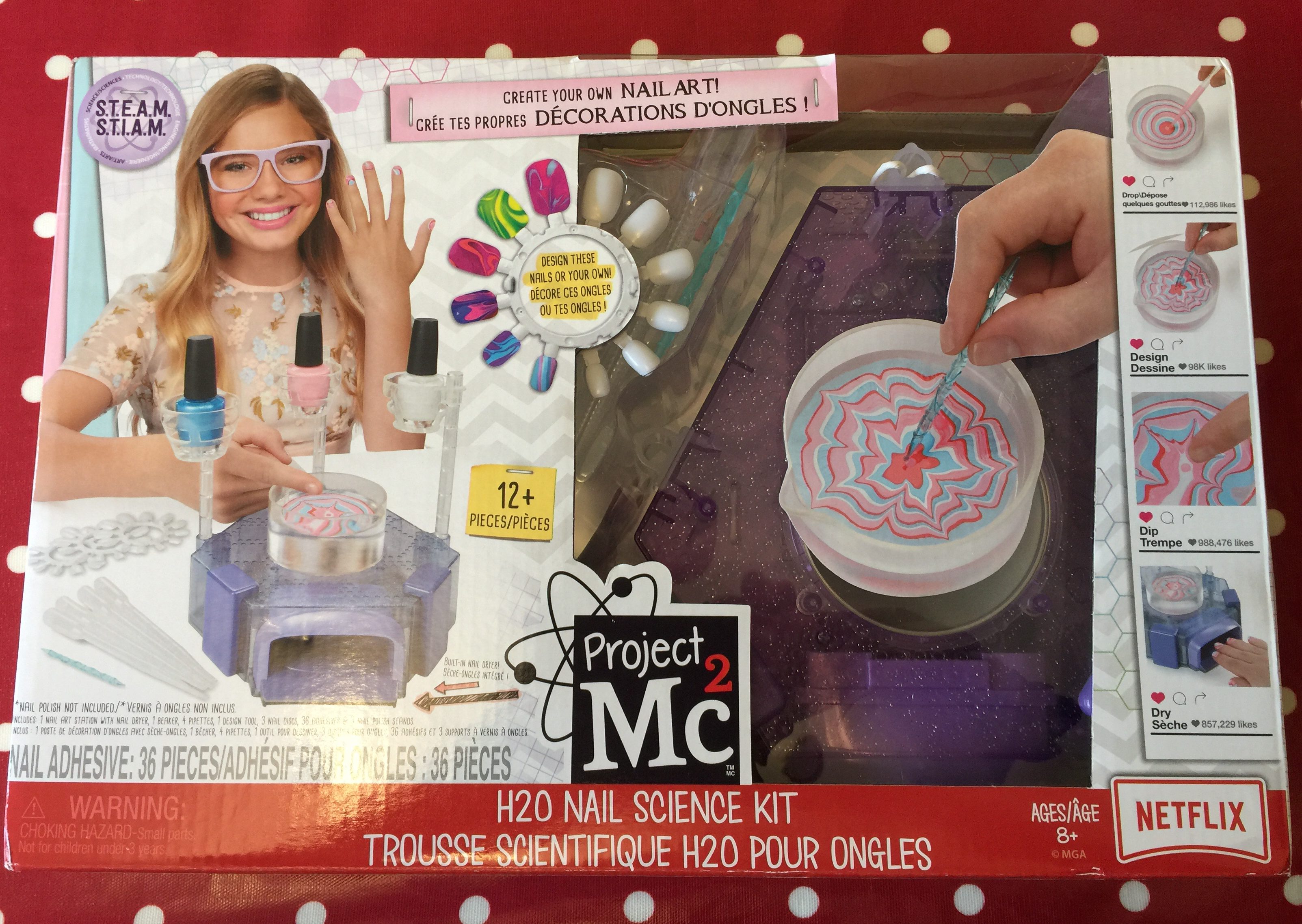 National Science Week With The Project MC2 H2O Nail Science Lab Kit