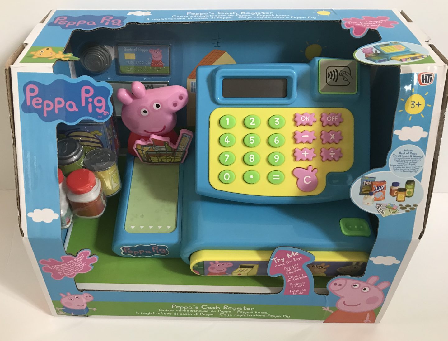 Peppa Pig Toy Cash Register Set damaged external box 