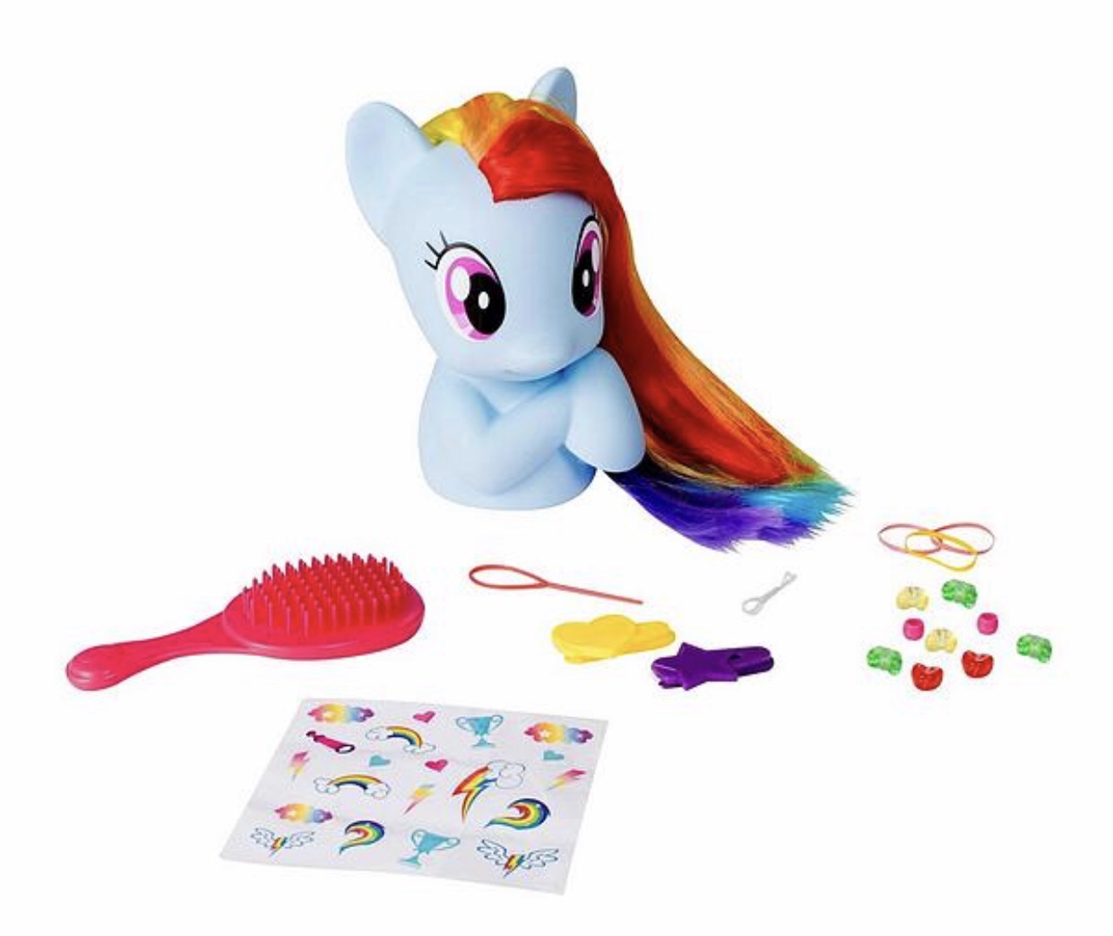 Perfecting The Perfect Pony Tail With The My Little Pony Rainbow Dash Styling Head 