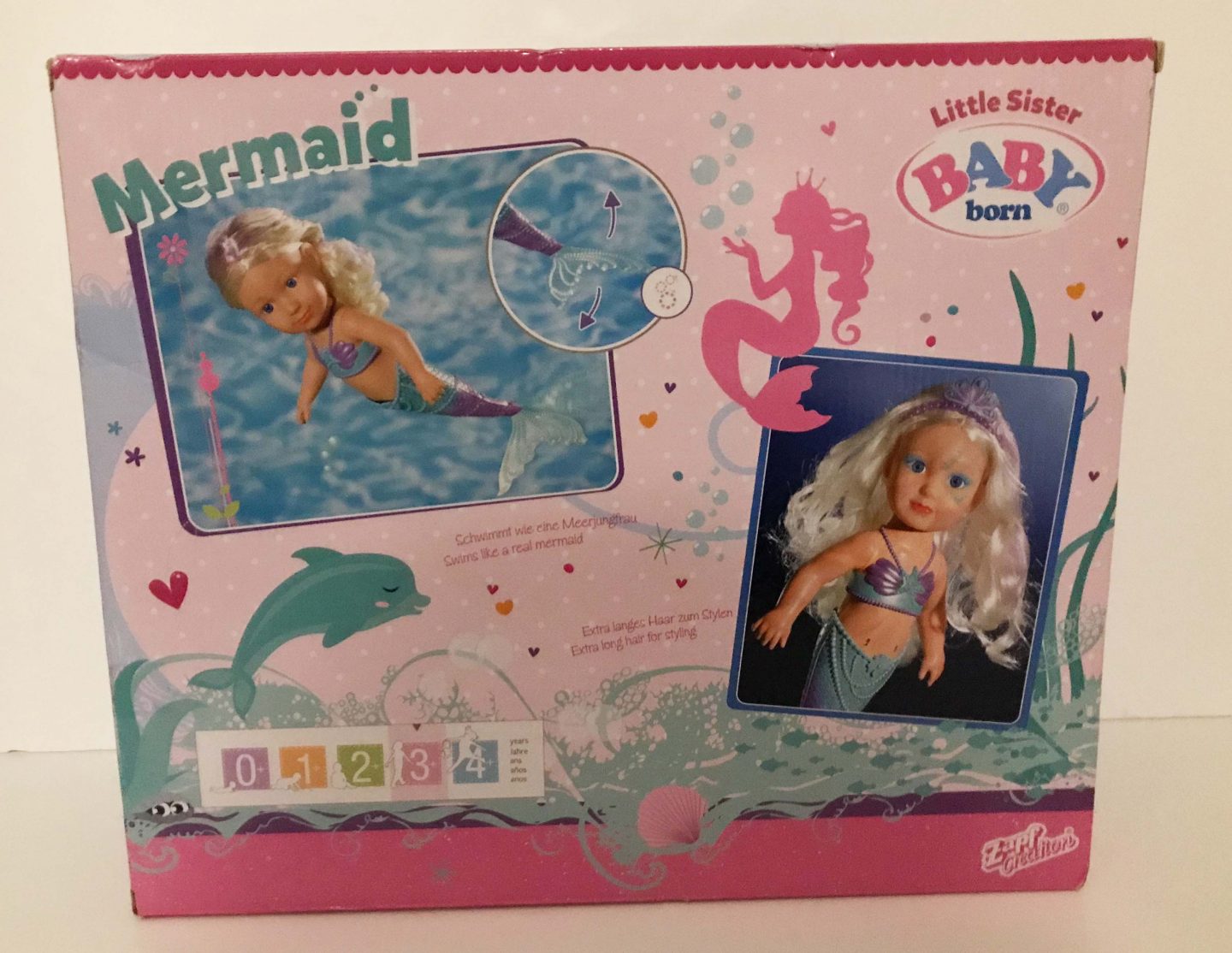 Taking A Dip With The Baby Born Little Sister Mermaid Doll 