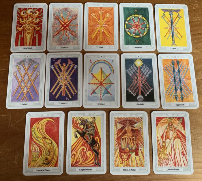 Reading & Reviewing The Thoth Tarot Book & Cards Set