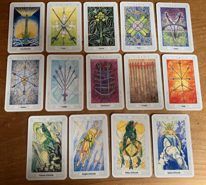 Reading & Reviewing The Thoth Tarot Book & Cards Set