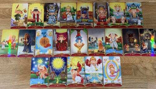 Gazing At The New Glossy Ganeshian Village Tarot Ver 2.5