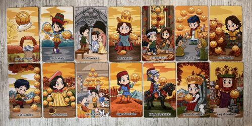 Shuffling Through The Autumn Miss Tarot