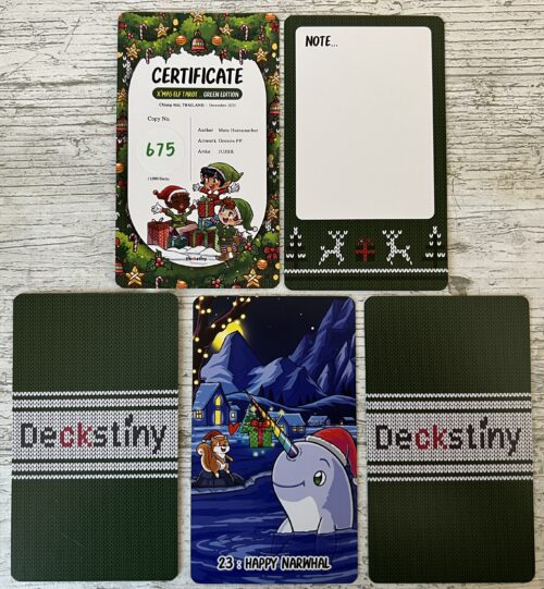 Festive Fortune Telling With The X'mas Elf Red & Green Edition Tarot
