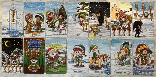 Festive Fortune Telling With The X'mas Elf Red & Green Edition Tarot
