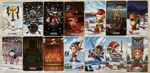 Festive Fortune Telling With The X'mas Elf Red & Green Edition Tarot